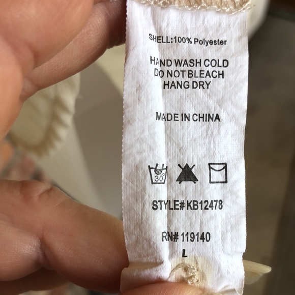 Charlotte Russe large sheer sleeveless button down - Picture 6 of 8